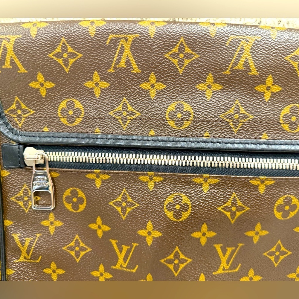 Louis Vuitton Monogram Messenger Bag in Brown and Black - Picture 7 of 16